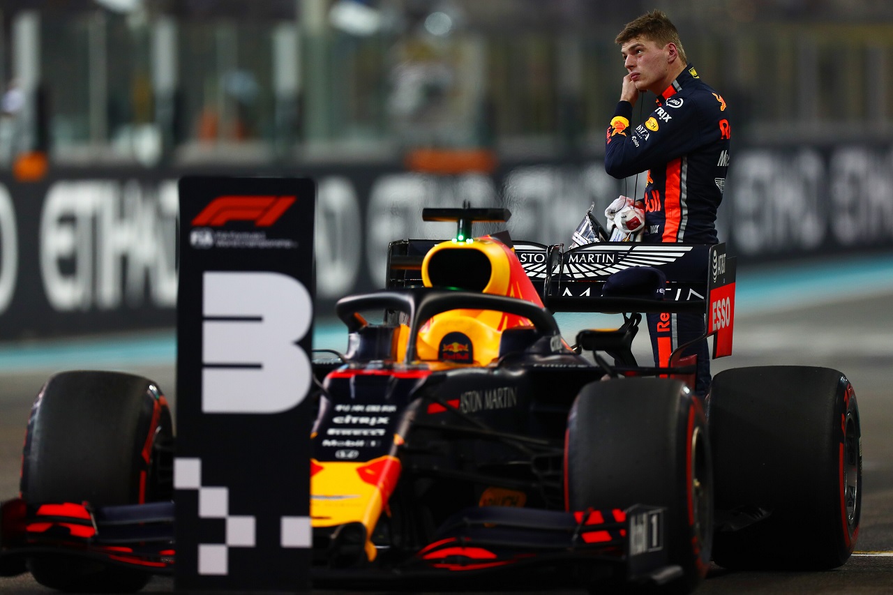 2019年F1第21戦アブダビGP　予選3番手のマックス・フェルスタッペン（レッドブル・ホンダ）