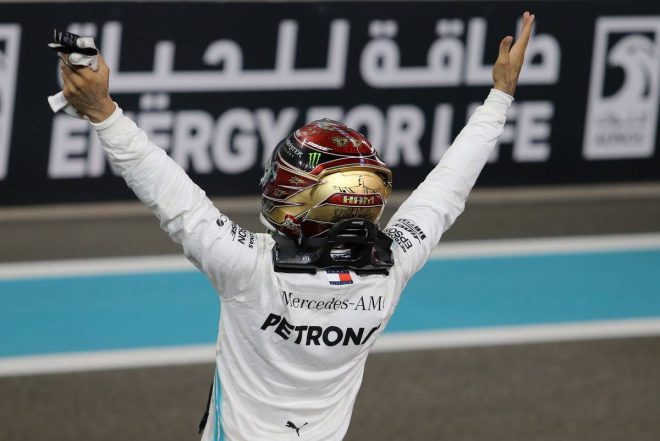 2019年F1最終戦アブダビGP　ルイス・ハミルトン（メルセデス）が優勝