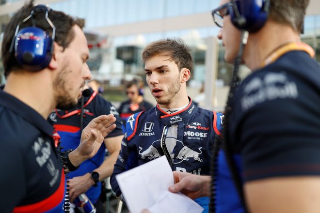 2019年F1最終戦アブダビGP　ピエール・ガスリー（トロロッソ・ホンダ）