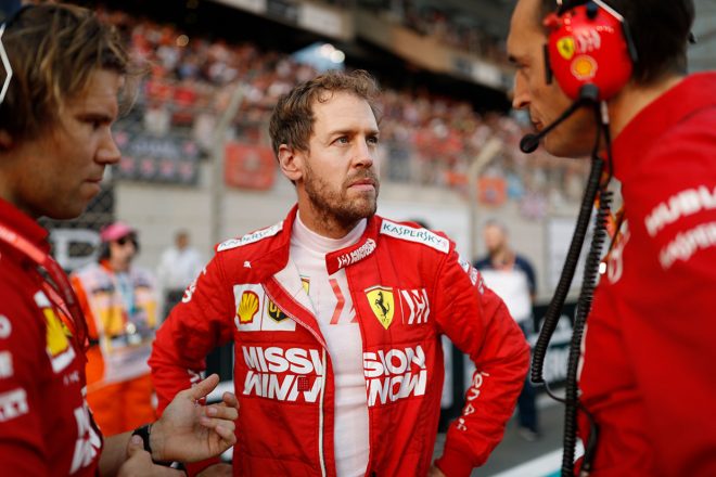 2019年F1最終戦アブダビGP　セバスチャン・ベッテル（フェラーリ）