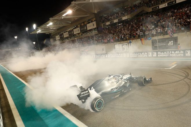 2019年F1最終戦アブダビGP　ルイス・ハミルトン（メルセデス）