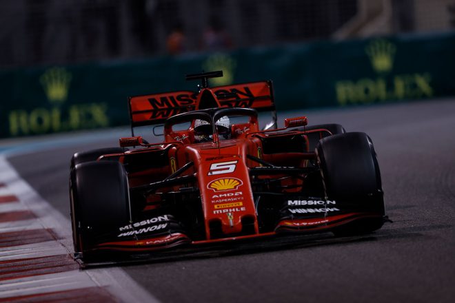 2019年F1最終戦アブダビGP　セバスチャン・ベッテル（フェラーリ）