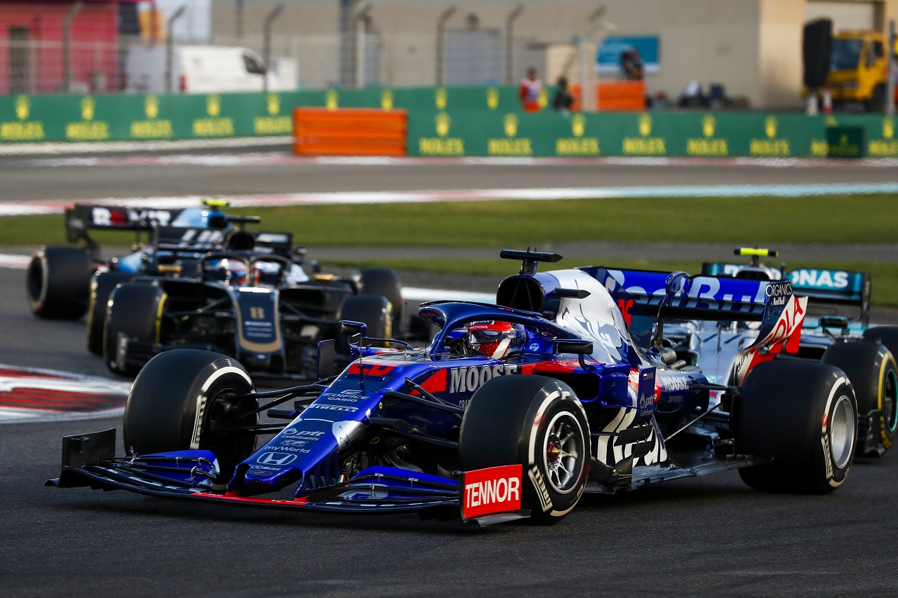 2019年F1第21戦アブダビGP決勝　ダニール・クビアト（トロロッソ・ホンダ）