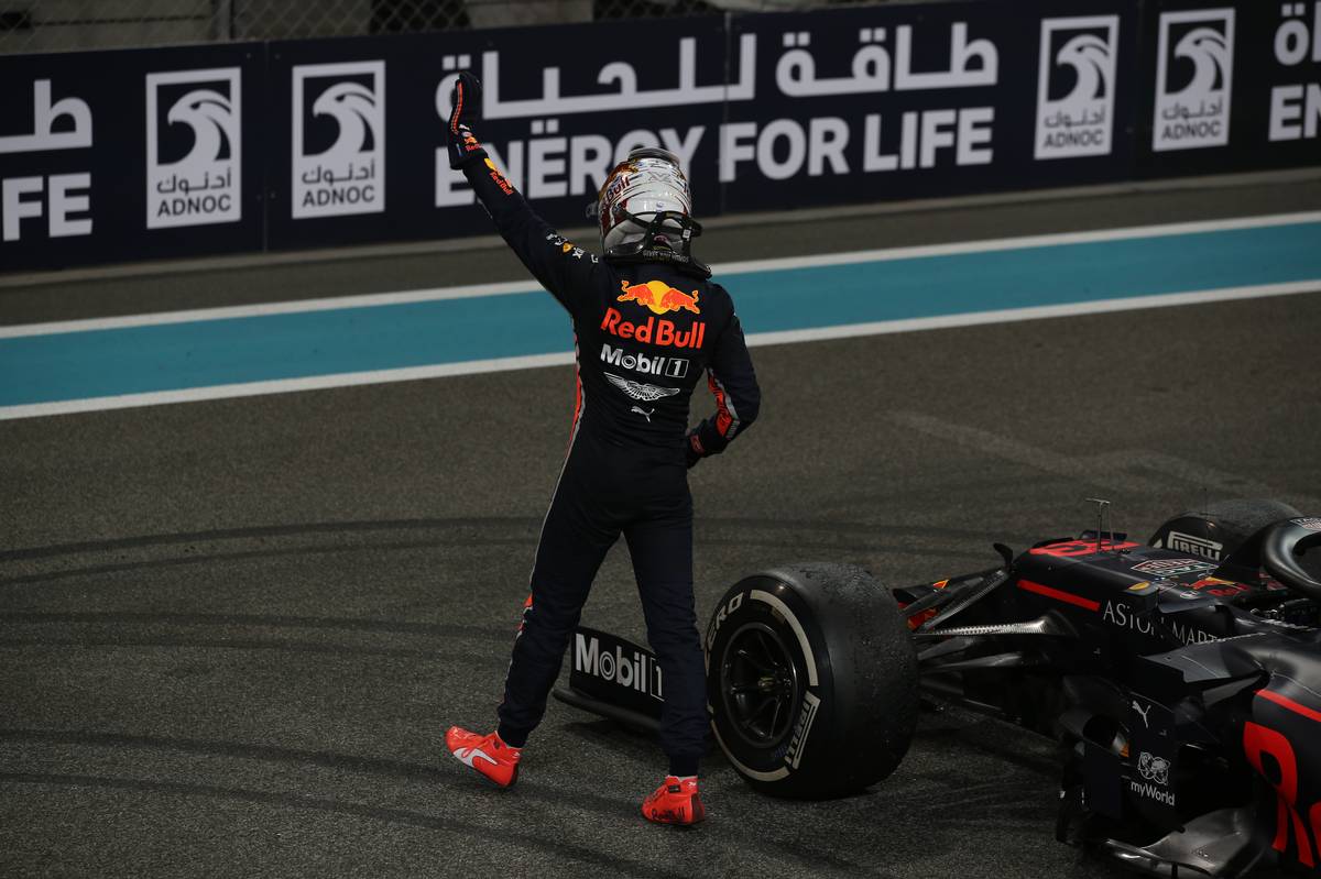 2019年F1最終戦アブダビGP　マックス・フェルスタッペン（レッドブル・ホンダ）