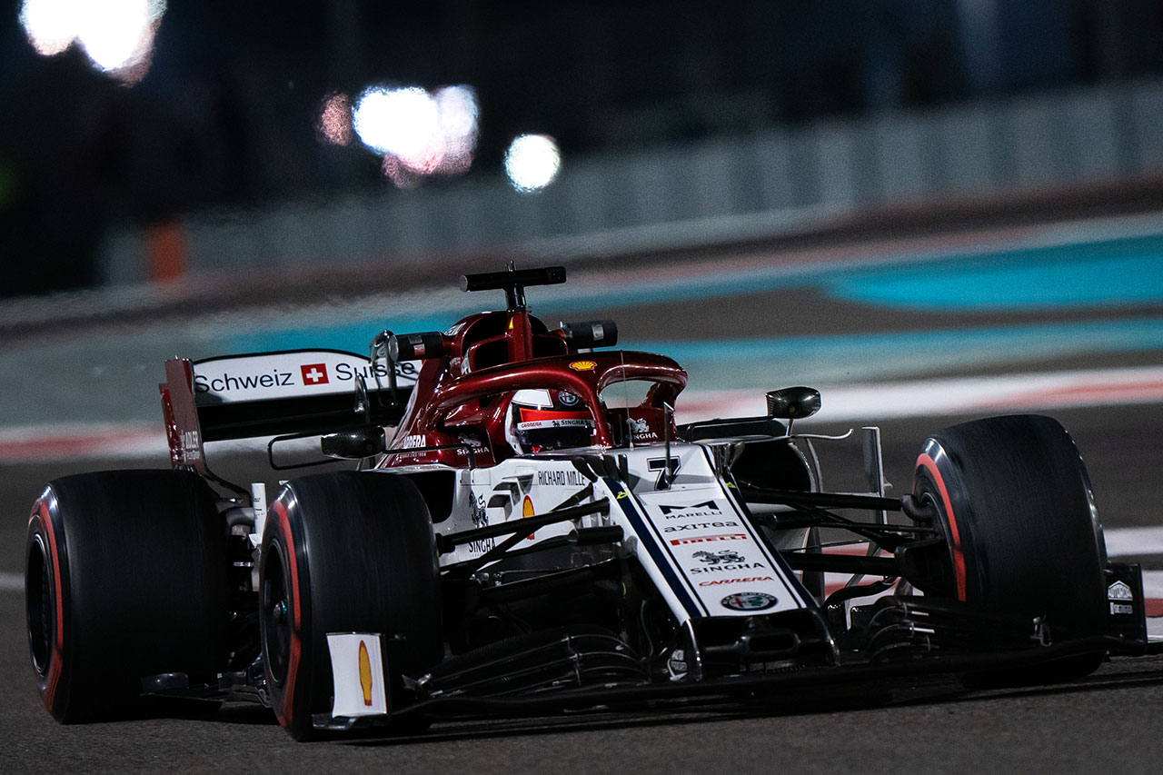 2019年F1最終戦アブダビGP　キミ・ライコネン（アルファロメオ）