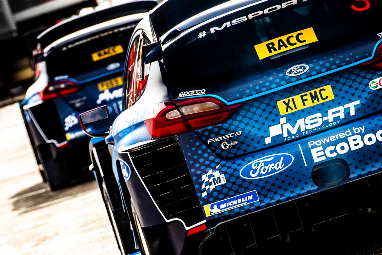 WRCを戦うMスポーツ・フォードのフィエスタWRC