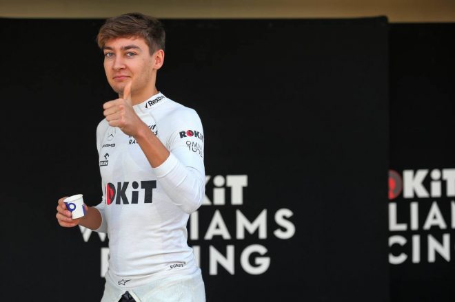 2019年F1アブダビテスト1日目　ジョージ・ラッセル（ウイリアムズ）