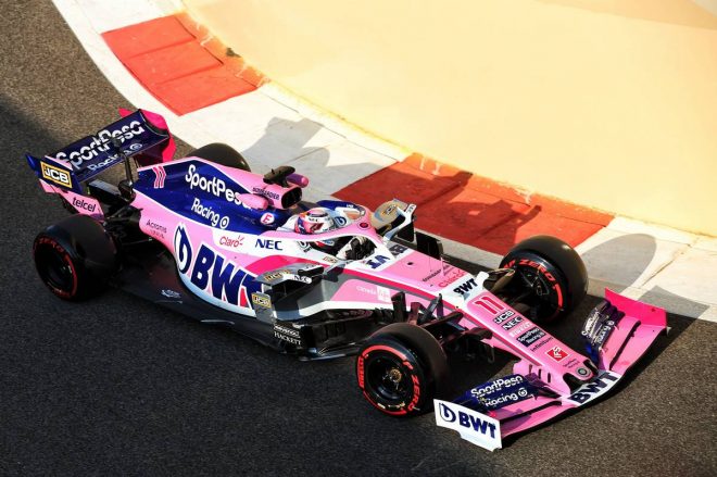 2019年F1アブダビテスト1日目　セルジオ・ペレス（レーシングポイント）