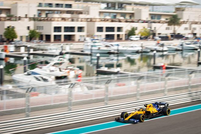 2019年F1アブダビテスト1日目　ランド・ノリス（マクラーレン）