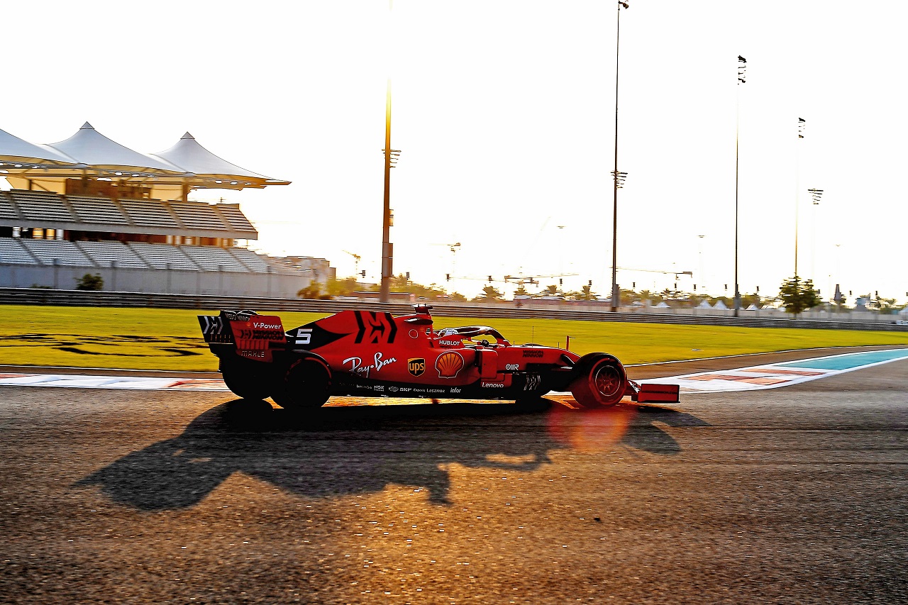 2019年F1アブダビテスト　セバスチャン・ベッテル（フェラーリ）