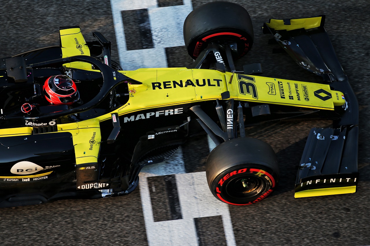 2019年F1アブダビテスト　エステバン・オコン（ルノー）