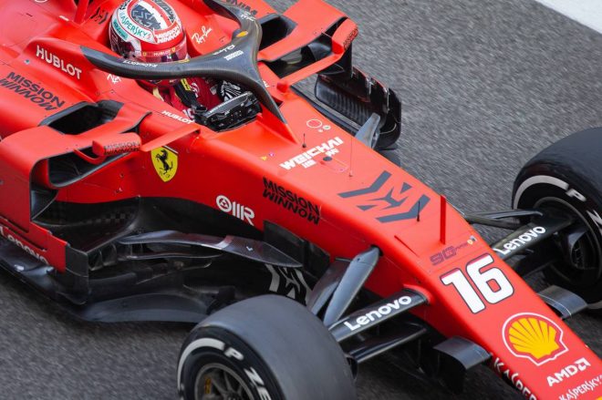 2019年F1アブダビテスト2日目　シャルル・ルクレール（フェラーリ）