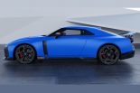 ニッサンGT-R50・バイ・イタルデザイン／ブルー、サイドビュー