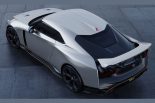 ニッサンGT-R50・バイ・イタルデザイン／シルバー、トップビュー