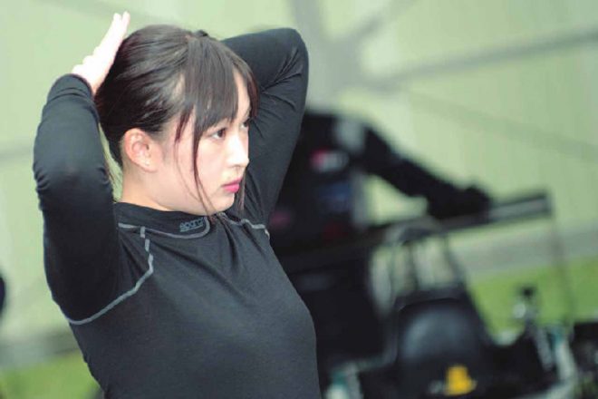 JAF-F4に参戦する猪爪杏奈