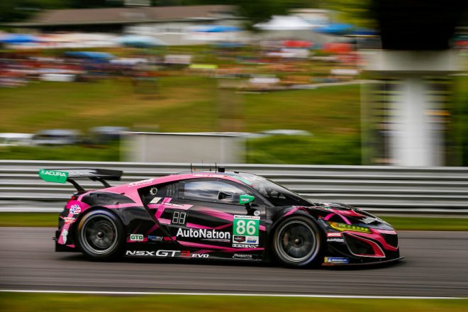 マリオ・ファーンバッハー、トレント・ハインドマン組で2019年IMSA GTDクラスチャンピオンを獲得した、マイヤー・シャンク・レーシングの86号車アキュラNSX GT3 Evo