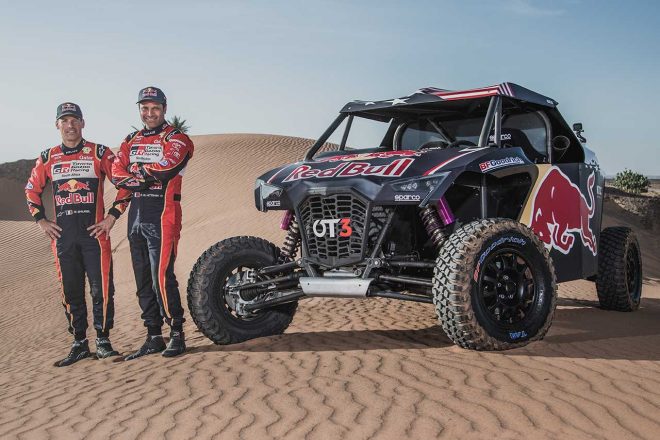 『OT3 SxS』をドライブしたナッサー・アル-アティヤ。レッドブルの育成プログラムにも関わる見込みだ