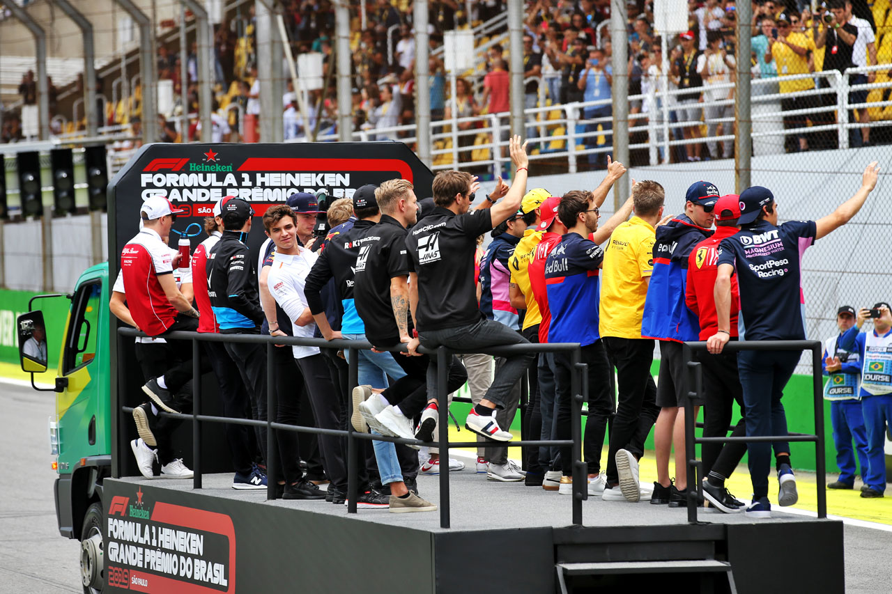 2019年F1ブラジルGPドライバーズパレード