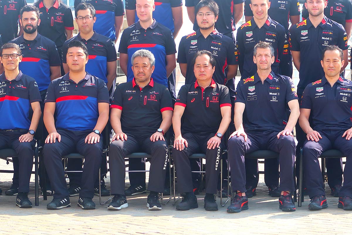 F1アブダビGP　ホンダF1集合写真