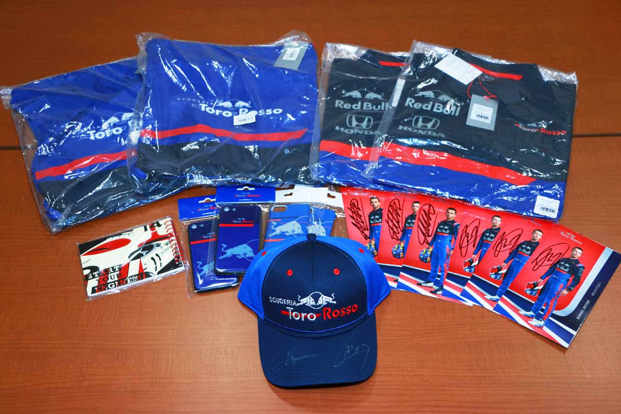 トロロッソは2020年からアルファタウリに名称変更されるため、このカラーリングのグッズは見納めとなるだろう