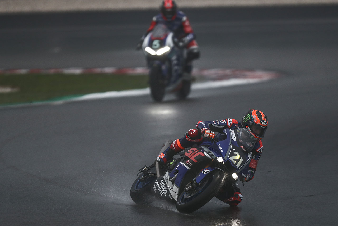 序盤トップ争いをしたYamaha Sepang RacingとF.C.C. TSR Honda France