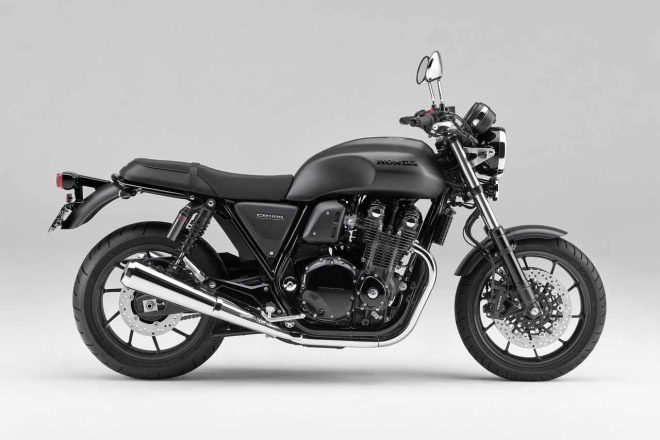 CB1100 RS “マットバリスティックブラックメタリック”／サイドビュー