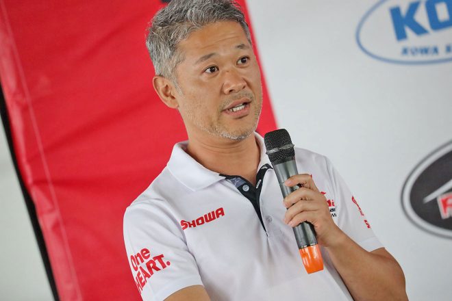 Honda Asia-Dream Racing with SHOWAを率いる元MotoGPライダーの玉田誠監督