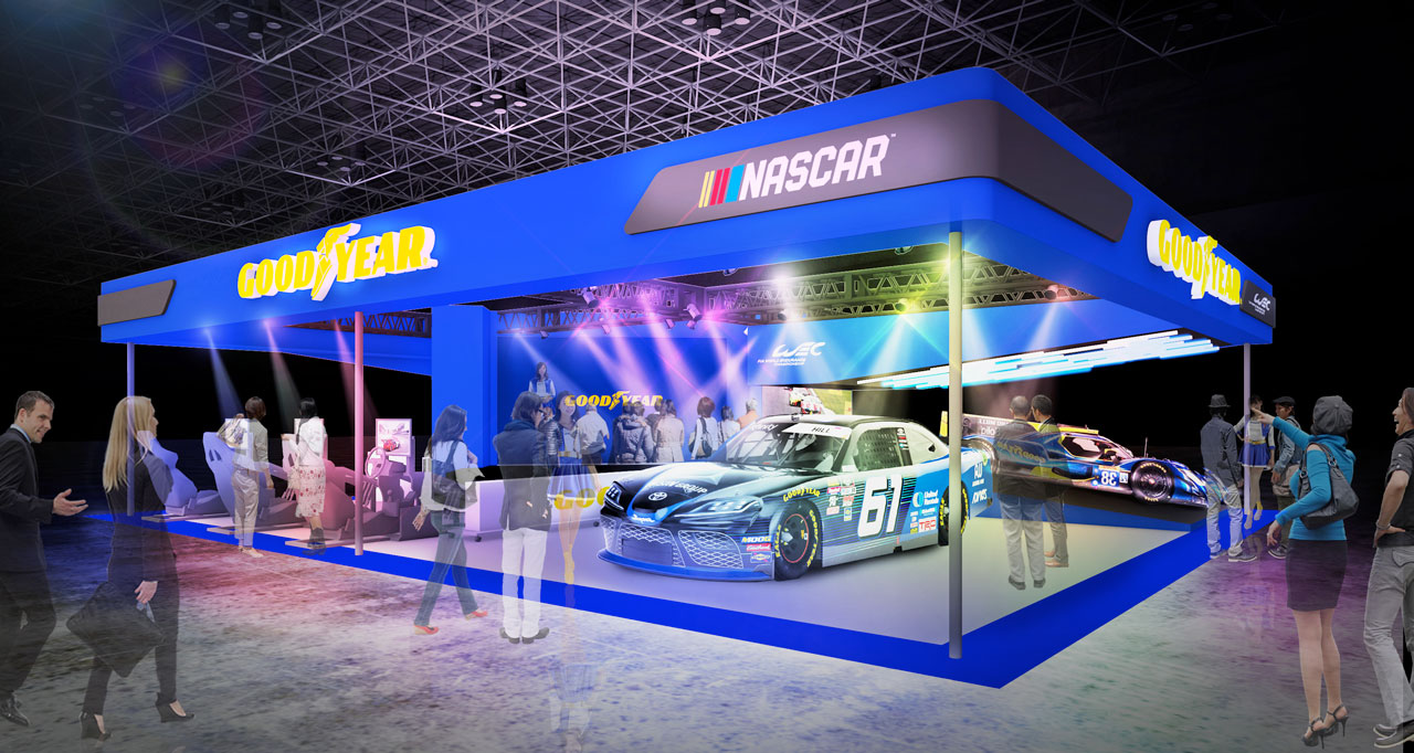 東京オートサロン2020に出展するグッドイヤーブースイメージ