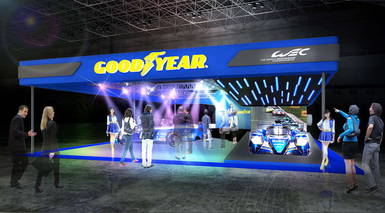 東京オートサロン2020に出展するグッドイヤーブースイメージ