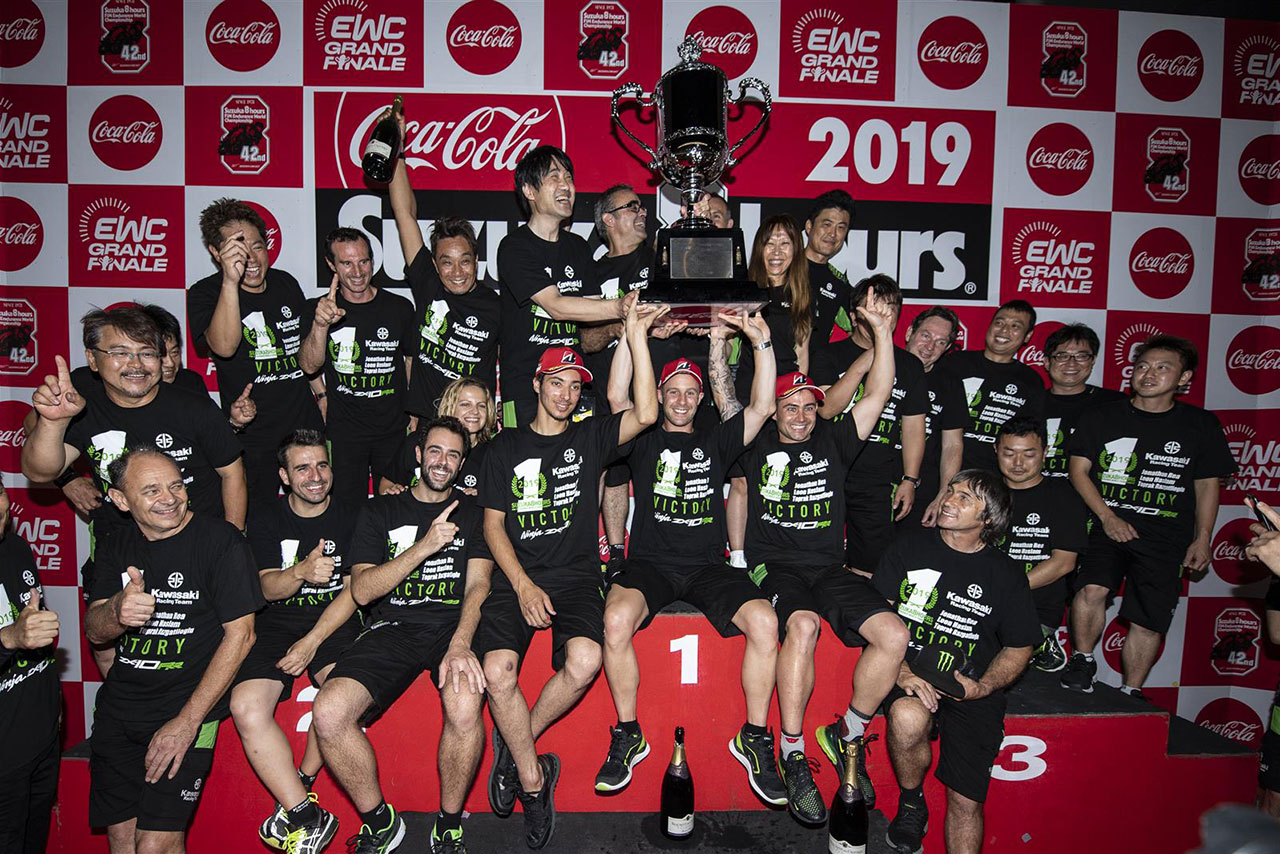 2019鈴鹿8耐で優勝したKawasaki Racing Team Suzuka 8H