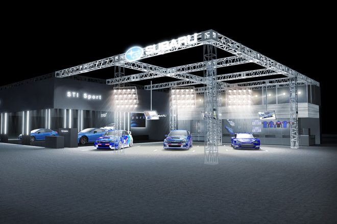 東京オートサロン2020でのスバルブースイメージ