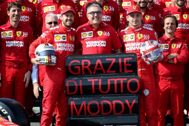 2019年F1 フェラーリ：セバスチャン・ベッテル、シャルル・ルクレール