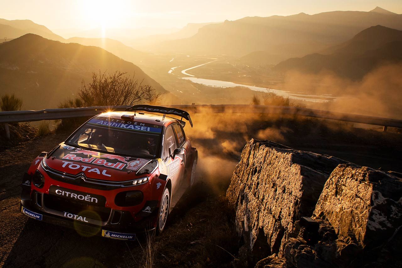 2019年WRC第1戦モンテカルロを制したセバスチャン・オジエ（シトロエンC3 WRC）