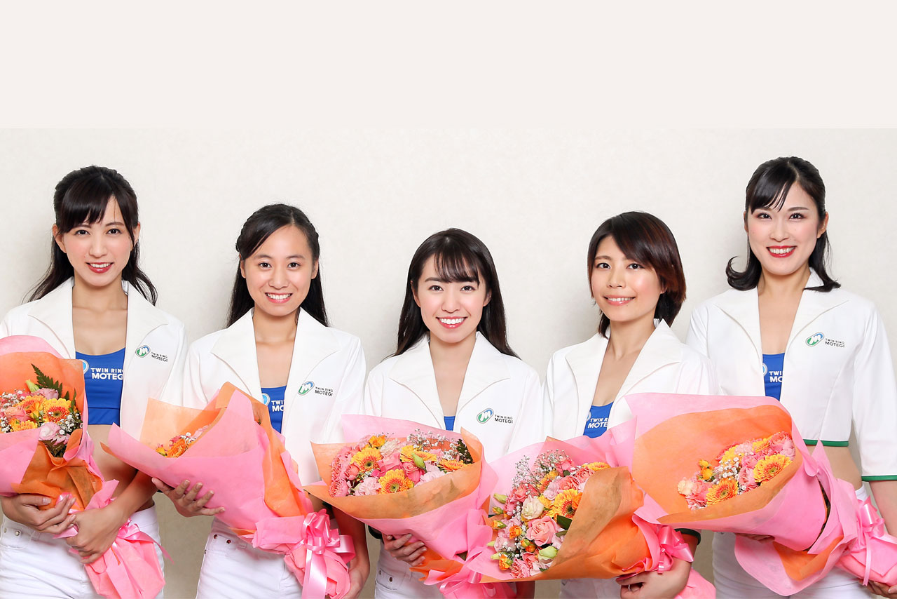 ツインリンクもてぎエンジェル22期生に選ばれた5名