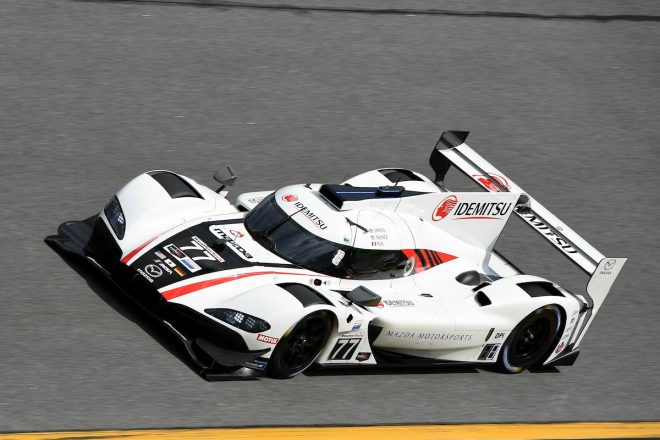 テスト2日目もトップタイムを記録した77号車マツダRT24-P