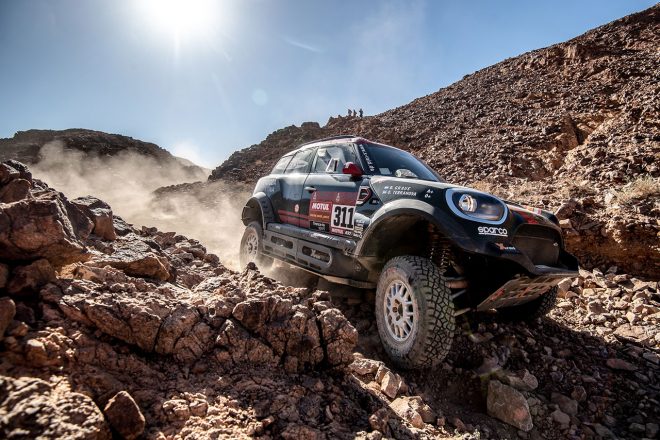 2020年のダカールラリー、競技2日目で総合首位につけたオルランド・テラノバ（ミニ・ジョン・クーパー・ワークス・ラリー）