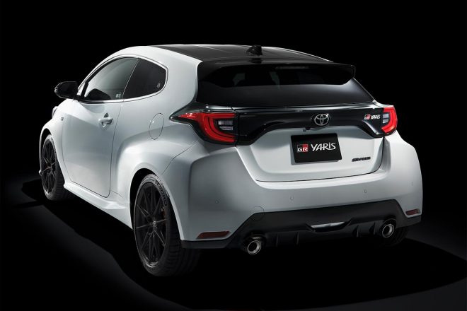 GRヤリスのリヤビュー