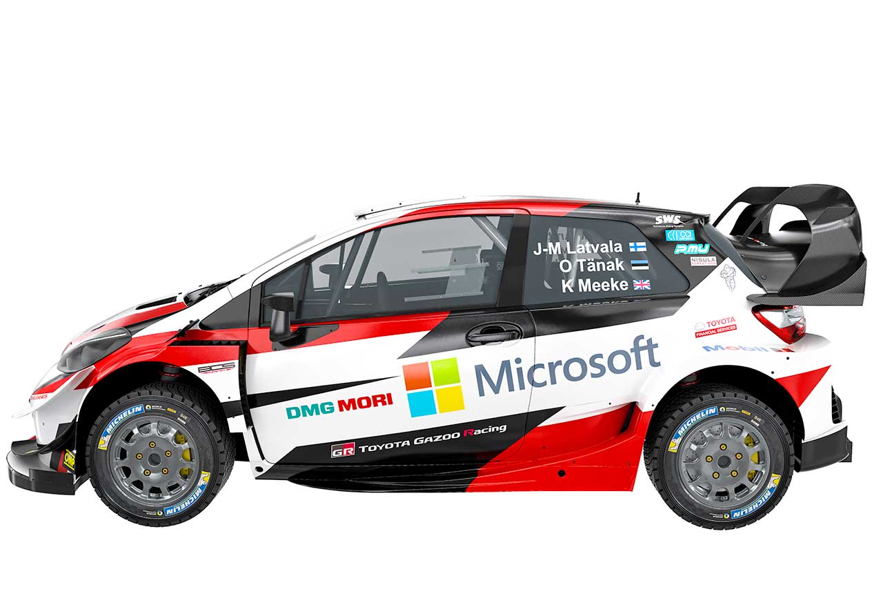 こちらは2019年仕様のトヨタ・ヤリスWRC