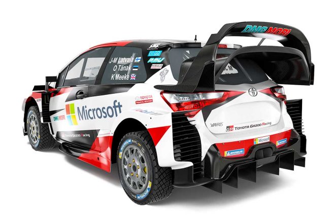こちらは2019年仕様のトヨタ・ヤリスWRC