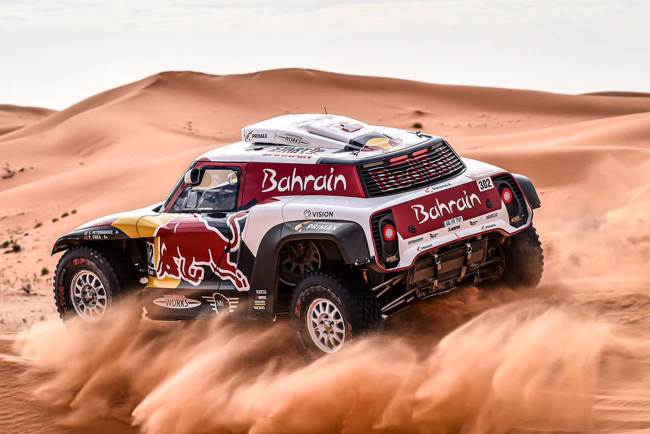 ステージ6を制したステファン・ペテランセル（ミニ・ジョン・クーパー・ワークス・バギー）