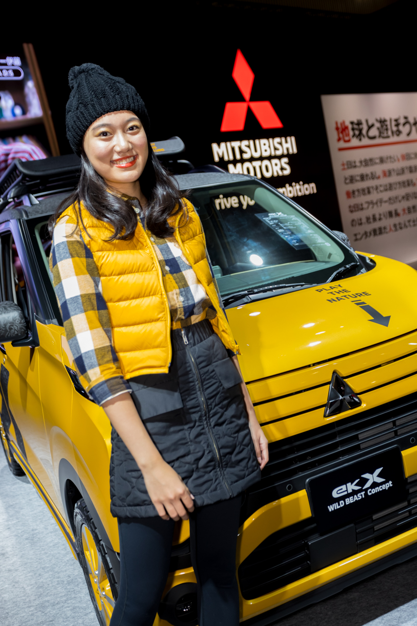 東京オートサロン2020コンパニオンギャラリーちはる／MITSUBISHI