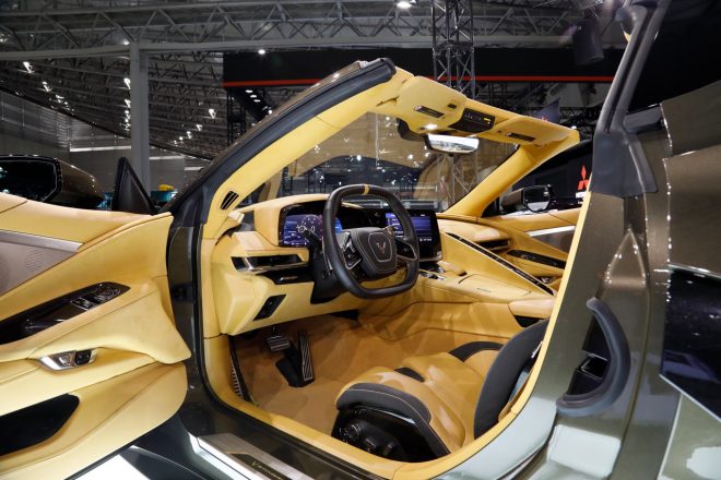 シボレー・コルベットのコクピット