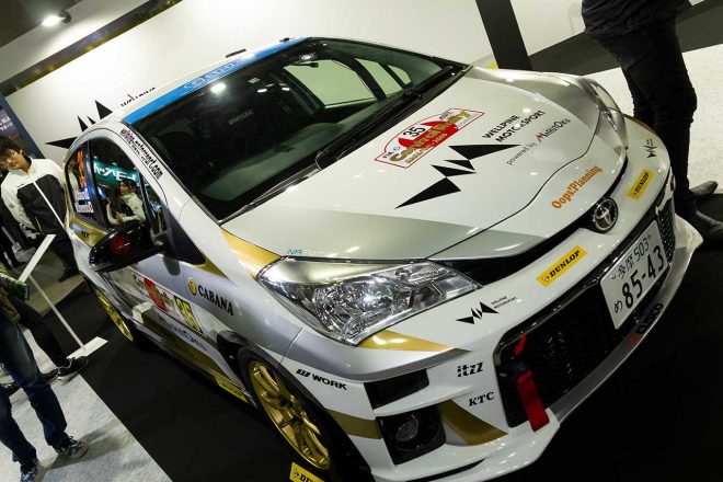 チームが2020年の全日本ラリー選手権に投入するトヨタ・ヴィッツGR SPORT