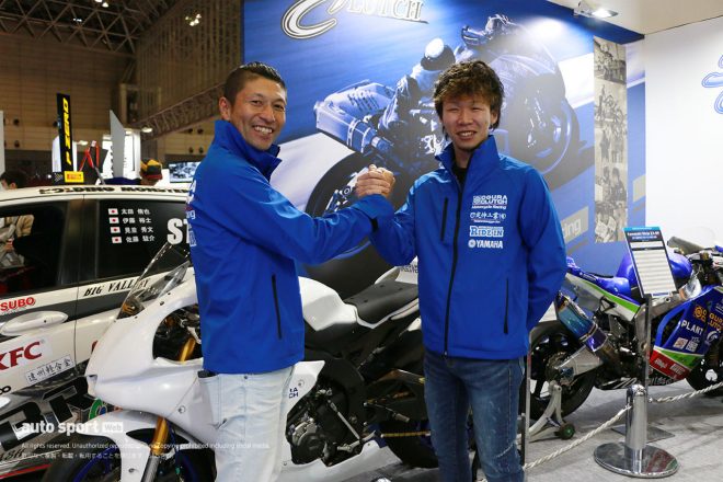 岩﨑哲朗、柴田義将(OGURA CLUTCH with RIDE IN)