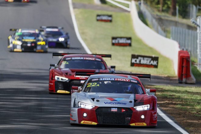 2019年のバサースト12時間では、総合14位とリタイアに終わったアウディスポーツ・チーム・バルボリンのアウディR8 LMS