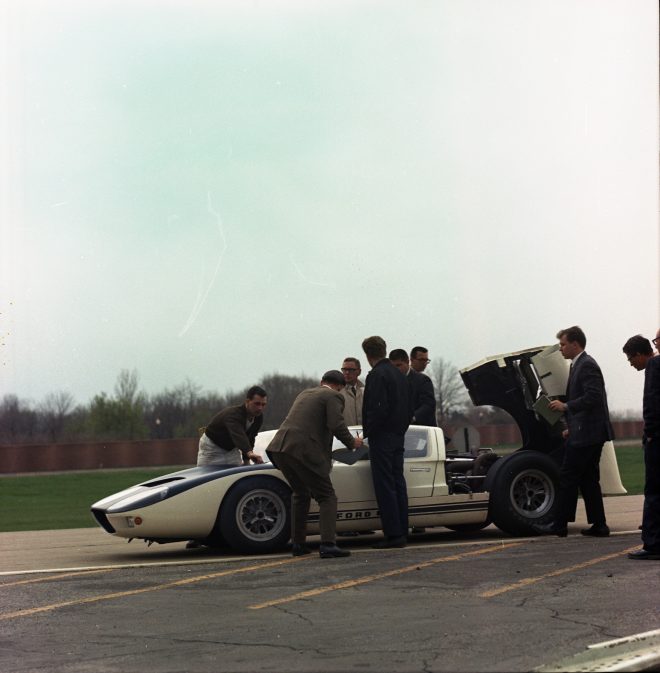 フォードの広報写真として残る1965年テストシーン