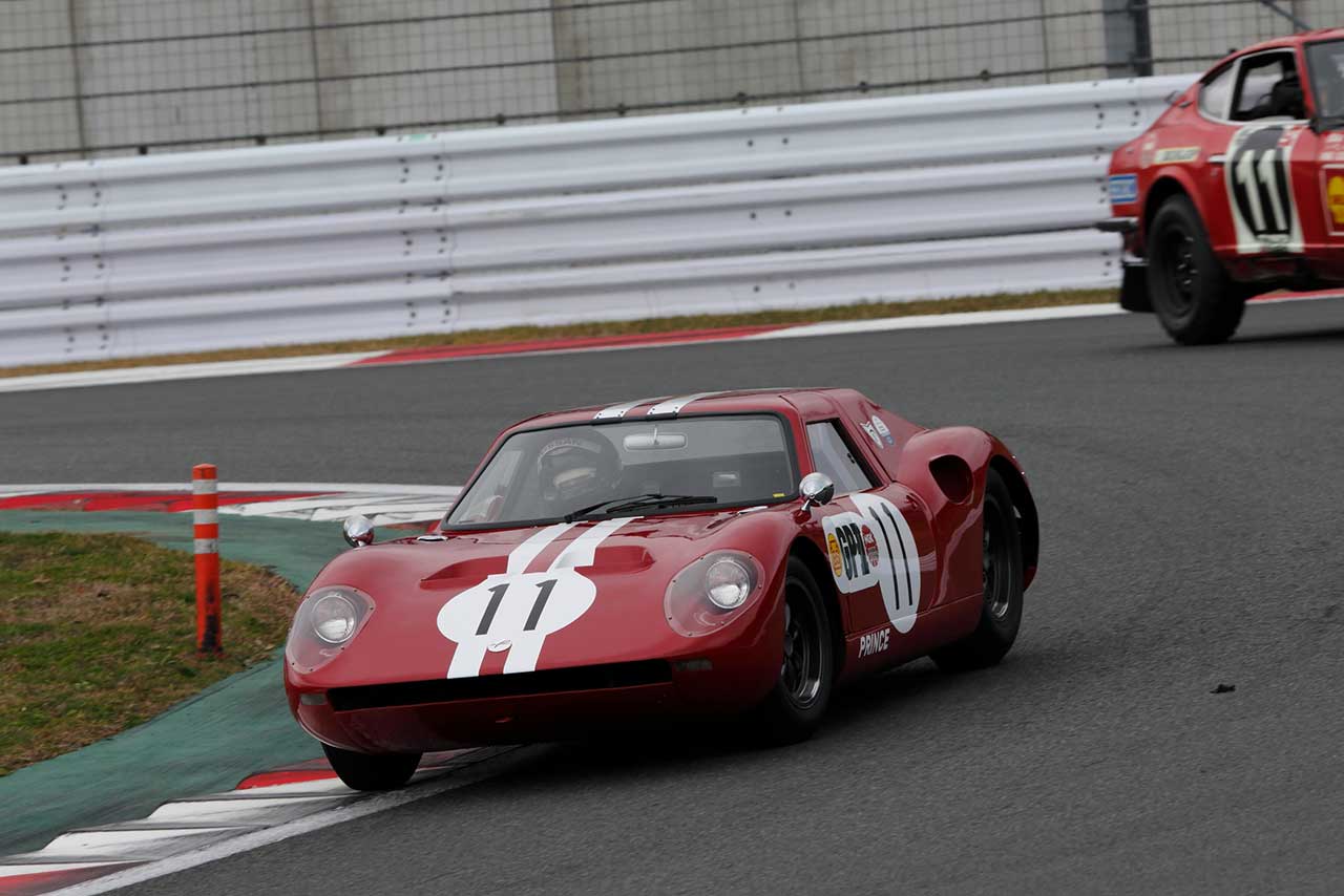 2018年のNISMO FESTIVALで走行したプリンスR380 A-I