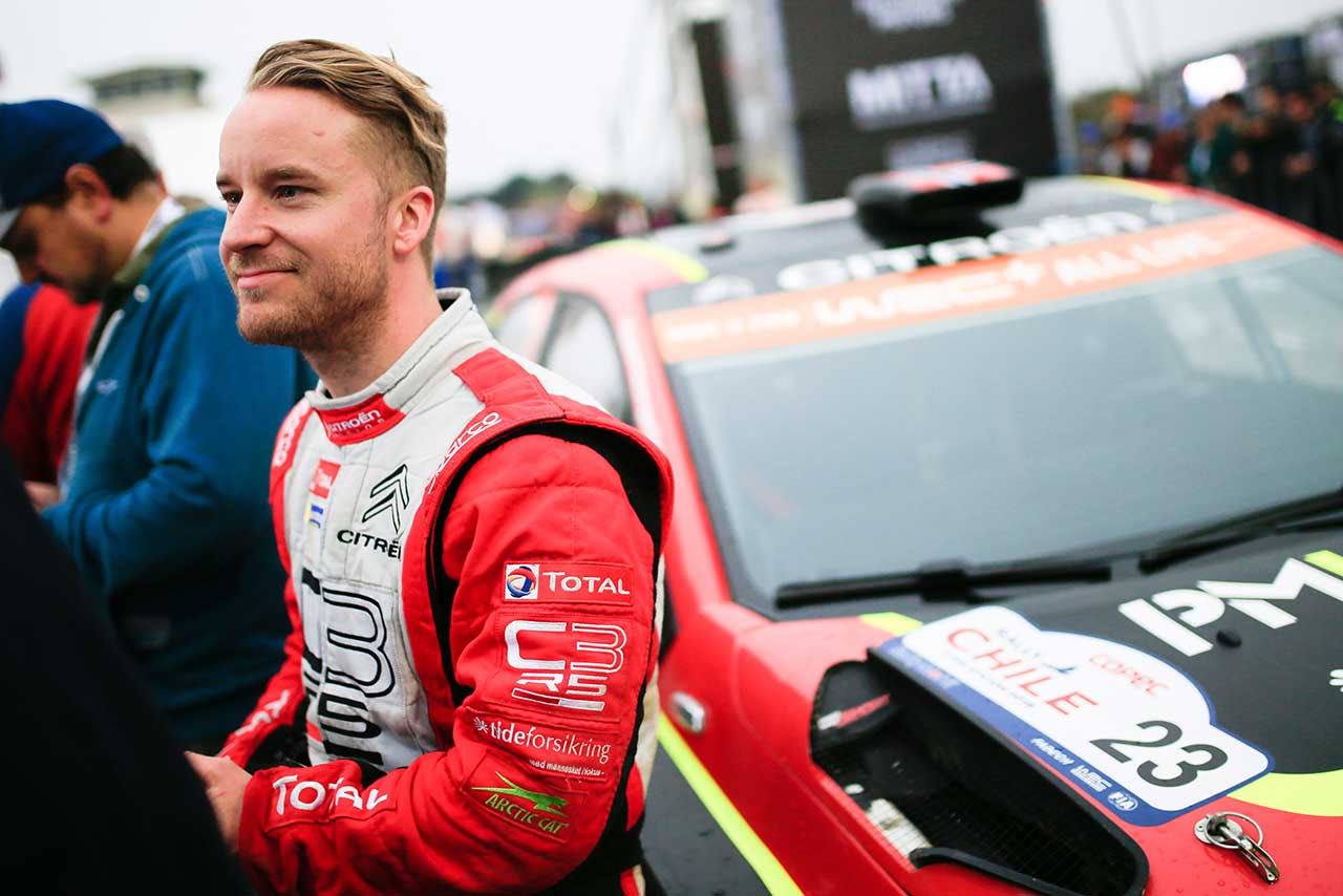 2020年のWRC2に参戦するマッズ・オストベルグ