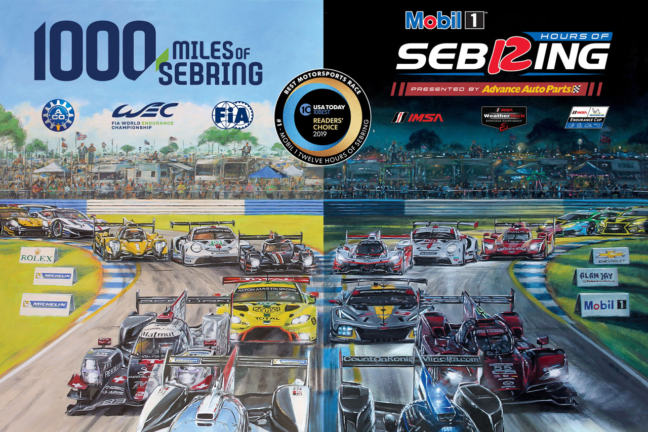 WEC第6戦セブリング1000マイル、IMSA WSCC第2戦セブリング12時間レースの併催イベントとなる『スーパーセブリング』