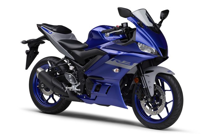 ヤマハYZF-R3 ディープパープリッシュブルーメタリック